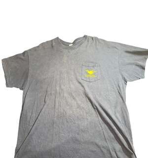 Deal’s Gap The Dragon Motorcycle T-Shirt 318 Turns in 11 Miles XXL Faded Pocket